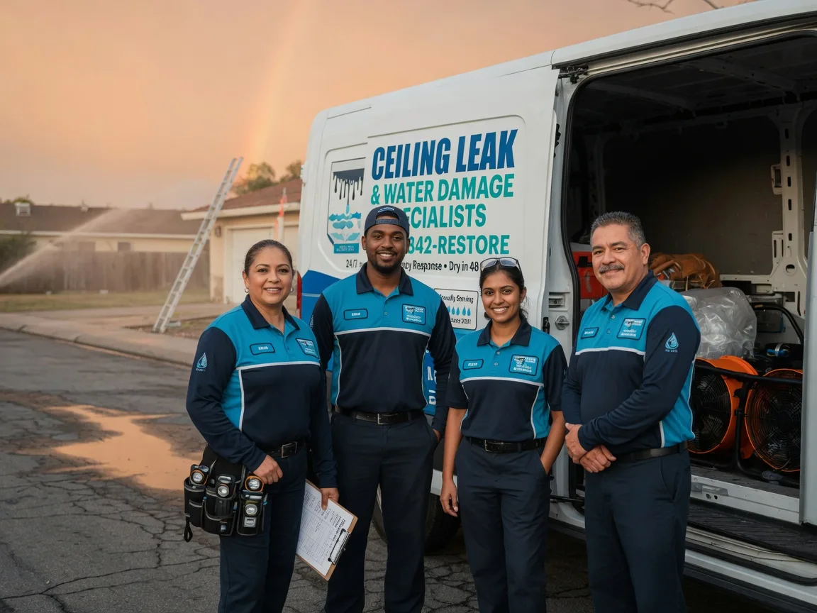 Ceiling Leak Cleanup company in Divernon, IL