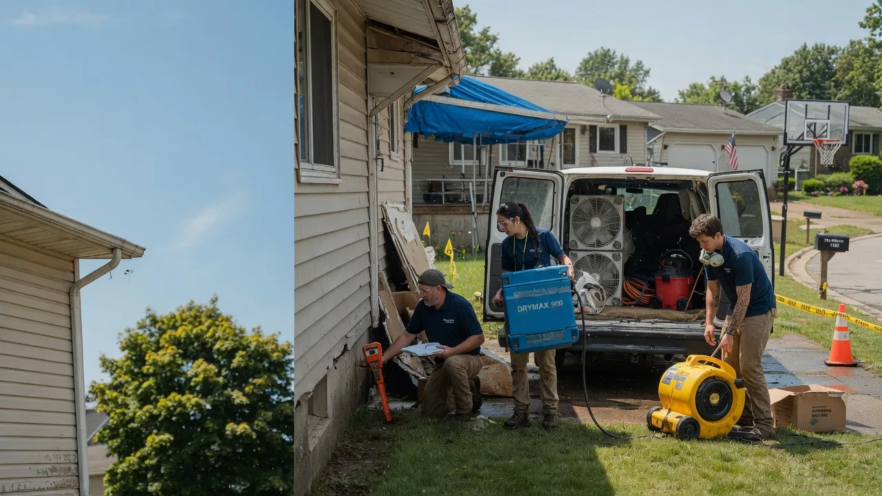 Ceiling Leak Cleanup in Divernon, IL near me