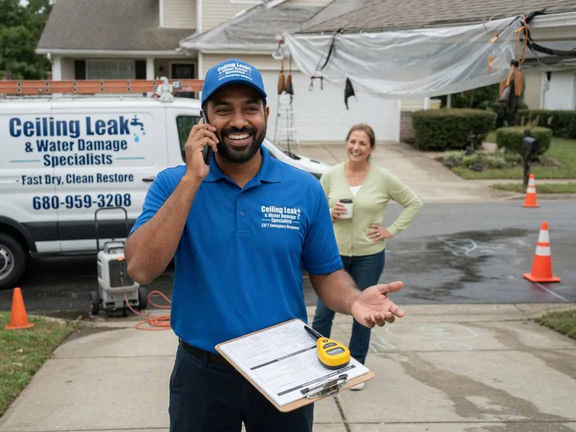 Ceiling Leak Cleanup Divernon, IL FAQs